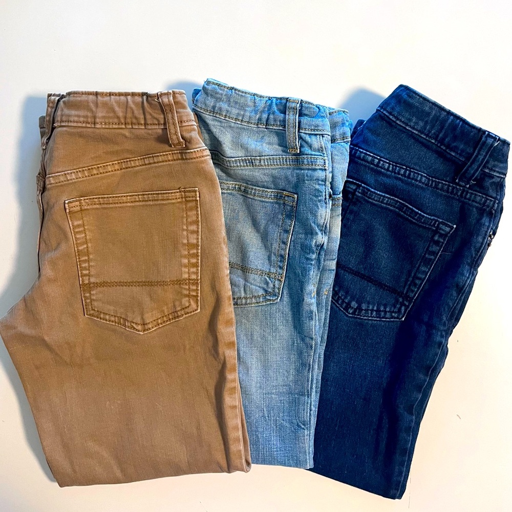 Cat & Jack Boys Jeans Lot Size 8 Husky